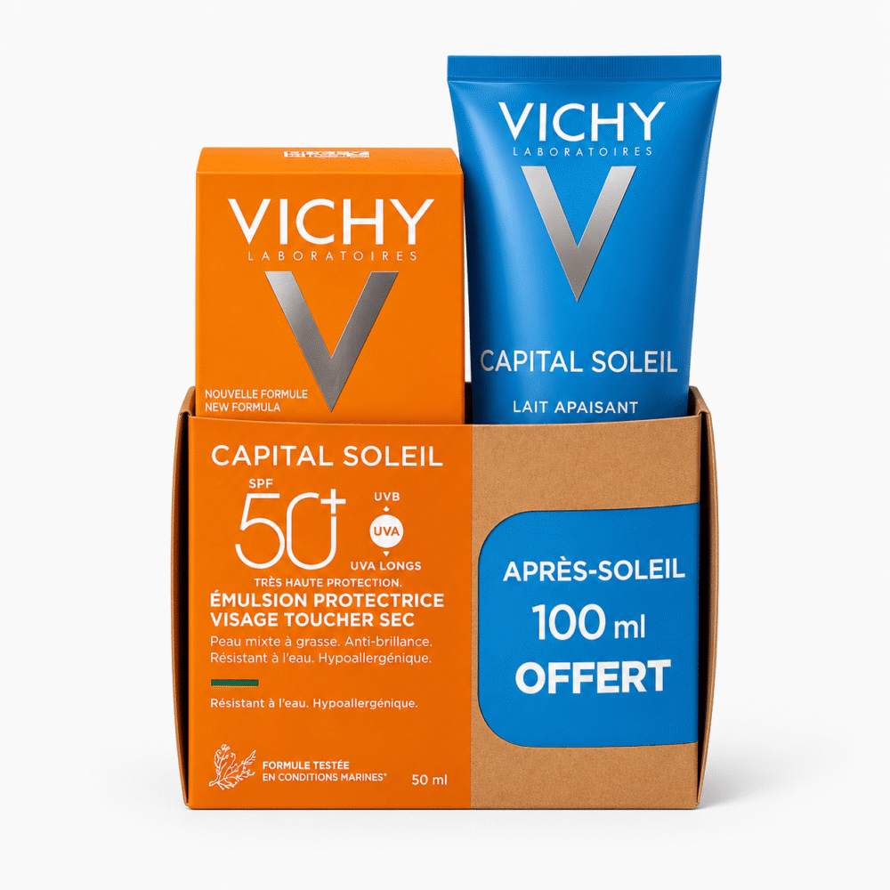 VICHY ECRAN SPF50+ PEAUX GRASSE PACK